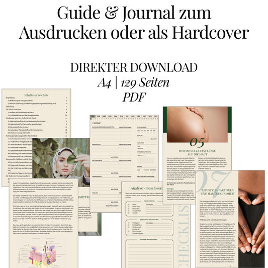 Bundle Guides + Journals: Hauttransformation in 30 Tagen und Schönheit von innen