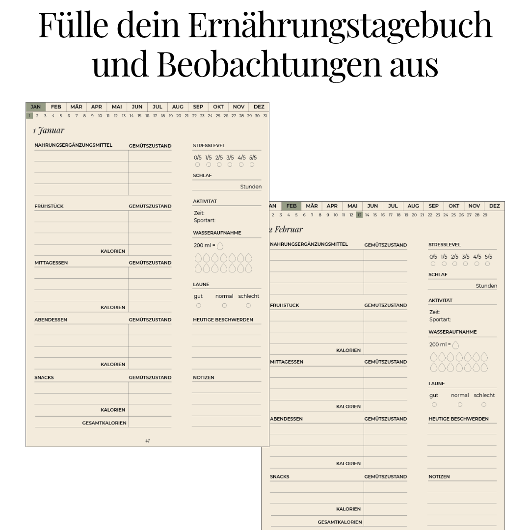 Beauty from Within Guide and Journal as print and hardcover in 2 languages
