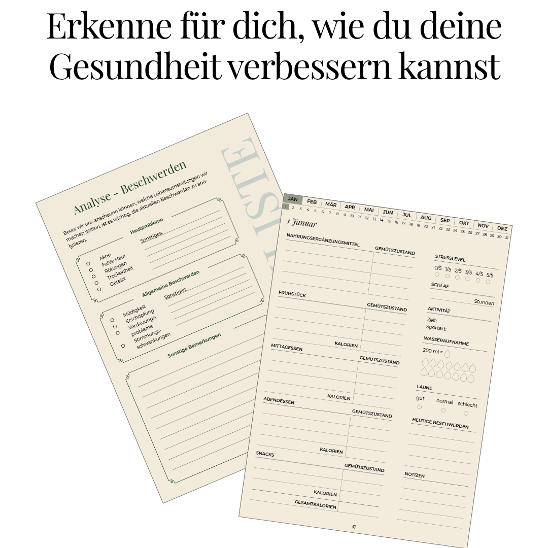 Beauty from Within Guide and Journal as print and hardcover in 2 languages